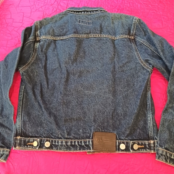 Polo Jean Co Ralph Lauren 100%Cotton Authentic Vintage Jacket Size Small - Picture 2 of 11